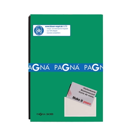 Pagna Signature File 20 Sheets with Colour Binding Flexible Spine Green