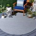 thumbnail image 6 of SAFAVIEH Hampton Ali Diamond Indoor/Outdoor Area Rug, Navy/Ivory, 5'1" x 7'6", 6 of 9