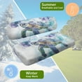 thumbnail image 5 of Uorisanigo Golf Cart Seat Cushion Soft Inked Sea Turtle GolfCart Seat Cushions Front for EZGO, Yamaha, Club Car and More 2-Seat Golf Carts, Elastic, 5 of 7