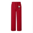 thumbnail image 4 of Buigttklop Christmas Printed Sweatpants for Women Baggy Wide Leg Low Rise Sweat Pants Y2K,Athletic Pants for Women Loose Fit,Comfy Fleece Lined Pants, 4 of 4