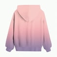 thumbnail image 5 of Towmus Oversized Hoodies for Girls Hoodies Causal Long Sleeve Tops Gradual Print Shirts Fall Winter Hoodie Sweatshirt Clothes With Pockets 14 Years, 5 of 5