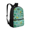 thumbnail image 2 of Uourmeti Dinosaur Skeleton Print Backpack for Adults, 17 Inch Adjustable Shoulder Straps Spacious Storage School Backpack for Shopping Outdoor, 2 of 6