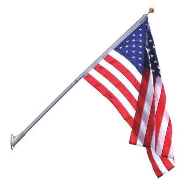 Annin Flagmakers-3621 Mât de Drapeau, 8 Pi. H, Aluminium