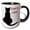 Black/White, variant on 3drose, Dont Care Selfish Black Cat Cartoon Vector, 11oz Mug