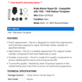 thumbnail image 2 of Brake Master Repair Kit - Compatible with 1936 - 1938 Hudson Terraplane 1937, 2 of 2