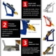 thumbnail image 2 of Toystoory Fletching Jigs Stick Acero inoxidable ajustable Universal Bonding Feather Fletches abrazadera accesorios de profesionales tiro y tiro con Oro Toystoory OD029486-04, 2 of 6