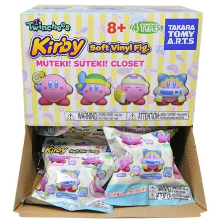 1 Piece Kirby Suteki Miteki Closet Vinyl Figures, ship 1 piece randomly, no return