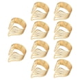 thumbnail image 2 of 10 piezas de anillos para servilletas, bandas para servilletas, accesorios únicos para mantel, hebilla para servilletas, anillos para servilletas con Oro, 2 of 8