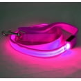 thumbnail image 2 of LINLIN LED Dog Leash, Light Up Dog Leash USB Light UP Rechargeable Nylon Dog Leash with 3 Mode Weatherproof, 2 of 3
