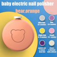 thumbnail image 2 of Baby Nail Trimmer Electric Safe Baby Nail Clippers Infant Nail File Kit Manicure Set Trim Polish Grooming kit, 2 of 4