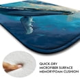 thumbnail image 6 of Whale 1158 Non-Slip Memory Foam Bath Rug: Absorbent, Quick-Dry, Machine Washable, Soft & Comfortable - S, 6 of 7