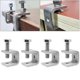 thumbnail image 3 of 1/2/4pcs C-clamp Steel Pipe Square Clamp Pull Ring Adjustable Fixed Holder Clip Multi-function Hardware Fasteners, 3 of 4
