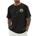 thumbnail image 2 of Beach T Shirts for Men 2026 Summer Casual Short Sleeve Crewneck Coconut Tree Print Tropical Beach Vacation Shirt, 2 of 5