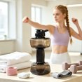 thumbnail image 5 of LEHOZIHEQ Dumbbell Shape Water Bottle, Portable Weight Water Bottles, Dumbbells Travel Cup, Eco-Friendly Cup for Gym, Yoga, Running, Outdoors, Cycling, and Camping, 5 of 7
