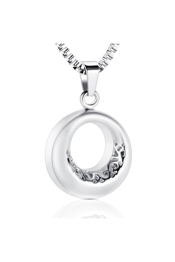 Cremation Pendant Small Urns For Ashes Keepsake Urn Necklace Circle of Eternal Life