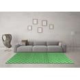 thumbnail image 3 of Ahgly Company Indoor Square Abstract Emerald Green Modern Area Rugs, 5' Square, 3 of 4