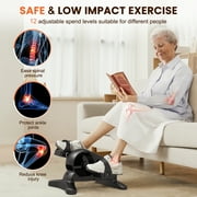 UPGO Mini Under Desk Bike ,Electric Pedal Exerciser Leg/Arm Cycle for Senior, Physical Therapy, with Remote Control