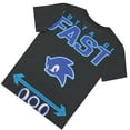 thumbnail image 7 of SEGA Boys Sonic The Hedgehog T-Shirt Graphic Short Sleeve Crewneck Tee Little Big Boys Charcoal, 7 of 7