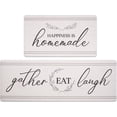 thumbnail image 1 of Kitchen Mats Sets 2 Piece Cushioned Anti-Fatigue Comfort Mat for Home & Office Ergonomically Engineered Memory Foam Kitchen Rug Waterproof Non-Skid, 30" by 17" + 47" by 17", 1 of 6