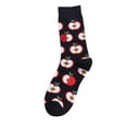 thumbnail image 1 of Chaussettes en Coton pour Femmes à Blocs de Couleur, Chaudes, à Losanges Colorés, Chaussettes Décontractées pour Robe, 1 of 1