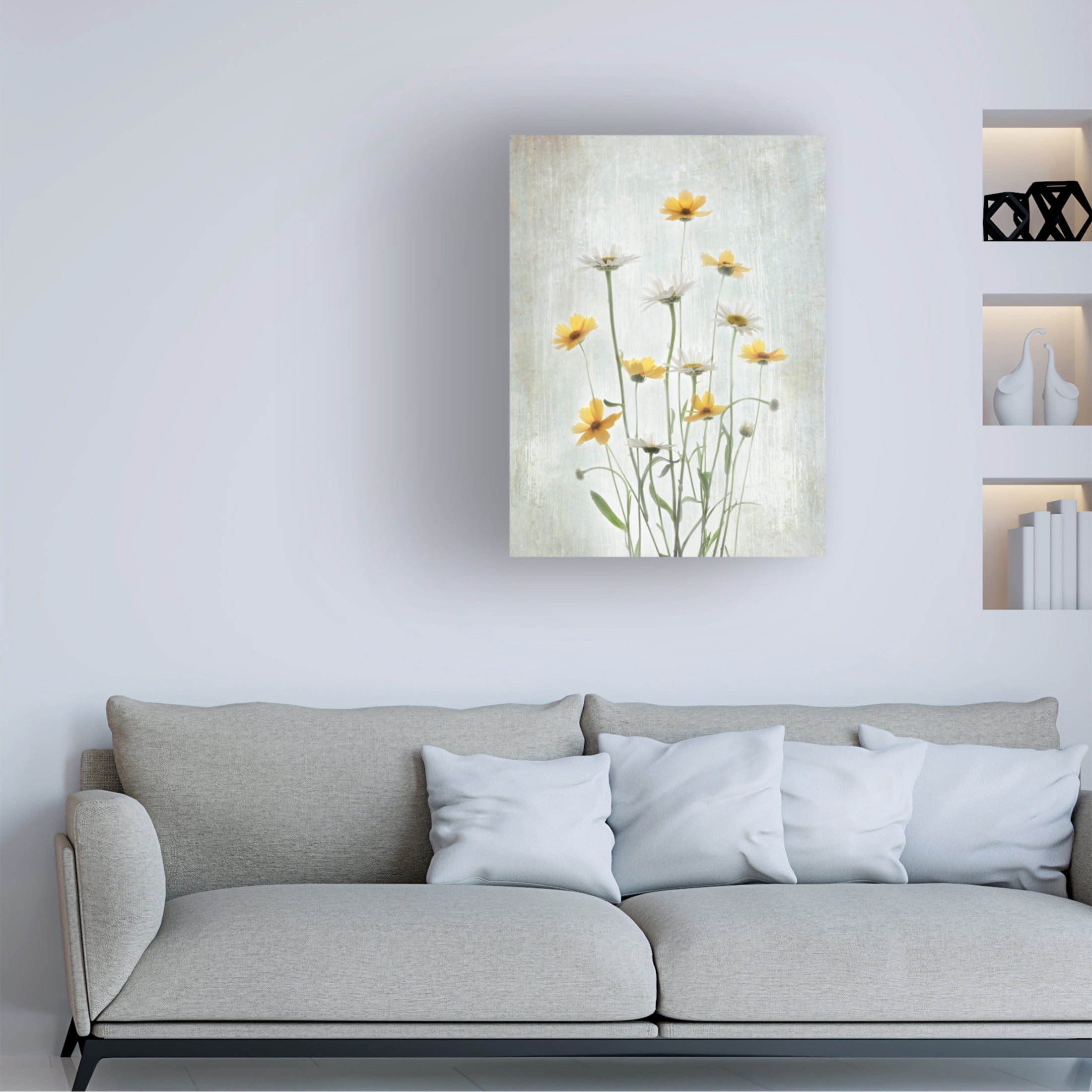 Trademark Fine Art Binbin L. Summer Flowers Canvas Wall Art