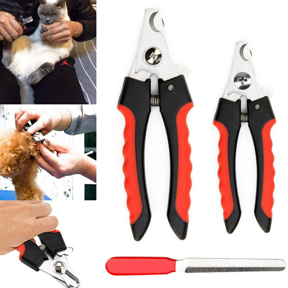 Stainless Steel Pet Nail Claw Clippers Trimmer Scissors Grooming Cutters for Pet Dog Walmart