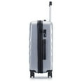 thumbnail image 3 of TUCCI T0283-24in-SLV 24 in. Cremosa T0283 ABS Carry-On Luggage, Silver, 3 of 4