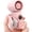 Blush Pink, variant on Mini Clip-On Cooling Fan, 13500 Rechargeable Handheld Mini Fan With Led Display, 360° Rotating Detachable Clip, 4 Fan Speed Gives You Great Control