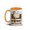 Flying Ghost, variant on NH2 Creative Cute Halloween Ghost Coffee Mug, Orange Accent 15oz