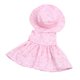 thumbnail image 1 of Hermoso patrón de y sombrero redondo Ropa de verano para muñeca americana de 18 pulgadas Sunnimix Falda de Muñeca con Sombrero, 1 of 5