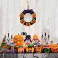 thumbnail image 3 of CSChome Wreath Reusable Fabric Wreath Spooky Ghost Festival Party Decor Ornamental Unique Wreath, 3 of 6