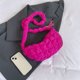 thumbnail image 3 of Bolsa De Hombro Bolso bandolera de nailon para mujer, bolsos suaves informales a la moda (rosa roja) Likrtyny Para Estrenar, 3 of 4