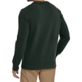 thumbnail image 2 of Men's V-Neck Knit Sweater Long Sleeve Solid Color Slim Fit Casual Pullover, 2 of 5
