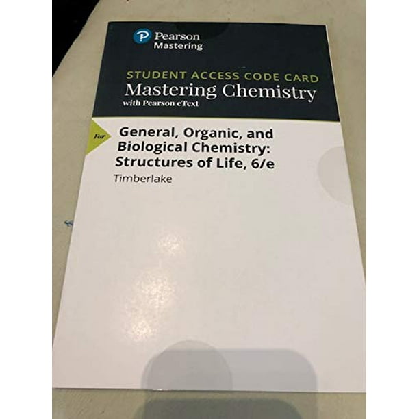 General organic and biological chemistry structures of life access code 2