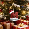 thumbnail image 4 of Chmadoxn Christmas Decorations, 26 Letters Christmas Tree Decoration Pendant Christmas Tree Ornaments Personalized DIY Christmas Ornaments Christmas Decoration Xmas Tree Hanging Decor Home Lsting, 4 of 6