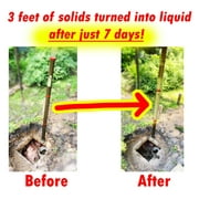 Accelerator by Dr. Pooper®️ Liquid Septic Treatment, 32 oz - Eliminates Solids, Odors, Bacteria, Sludge, Clogs - Cleans Tanks & Pipes