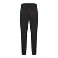 thumbnail image 3 of Lorytime Fleece Joggers Men Heart Print Elastic Waist Sweatpants Drawstring Full Length Pants with Pockets Outwear, 3 of 3