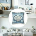 thumbnail image 6 of Under The Sea Collection Ocean Shell Accent and Throw Pillow Sofa Lumbar Cushion, Polyester, 6 of 7