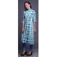 thumbnail image 3 of Bimba Printed Button Down Straight Tunic Dresses For Women Kurti Large, 3 of 6