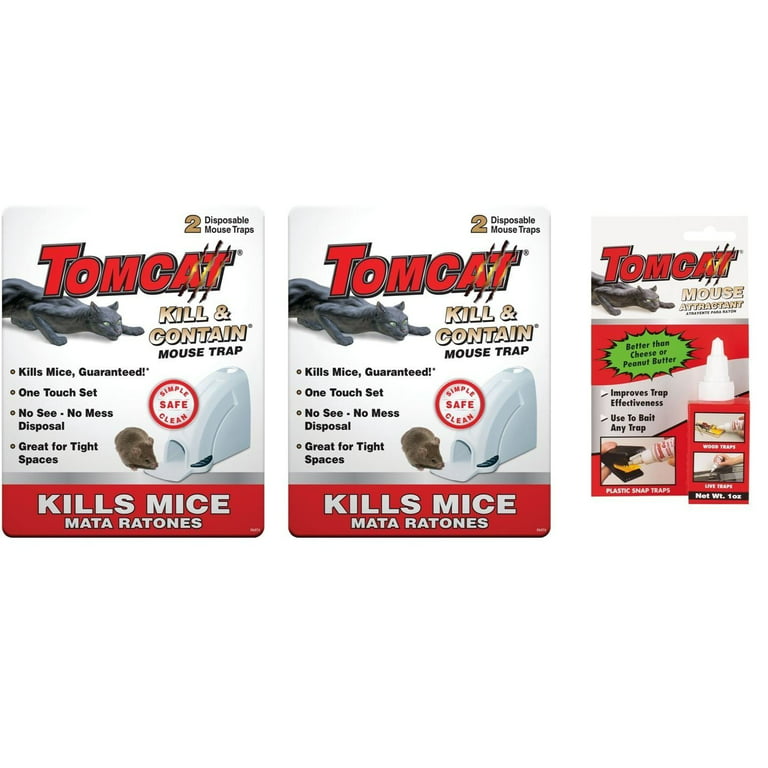 TOMCAT Kill & Contain Mechanical Mouse Traps (2-Pack) - Parker's Building  Supply