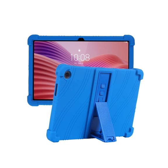 HYRACPO Silicone Case for Lenovo Tab 10.1 inch, Soft Flexible Shockproof Protective Tablet Cover, Anti-Scratch & Lightweight Slim Design-Blue