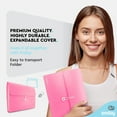 Enday Accordion Folder with Pockets Accordian A4 Paper Organizer