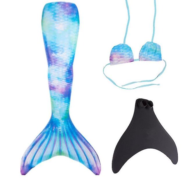 Colas De Sirena Para Nadar Para Niños Y Adultos Con Monoaleta