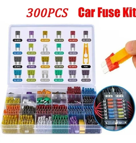 120*Car Fuse Clip Quick Detection of Blown Fuse Blade 5/7.5/10/15/20/25/30 AMP 