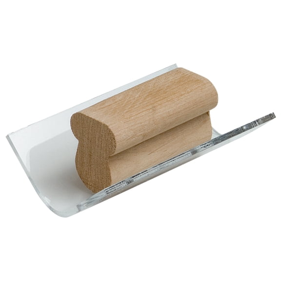 Kraft PL010 Inside Corner Tool 4" x 1-1/2", 1/2"R with Wood Handle