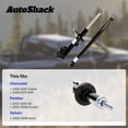 thumbnail image 3 of AutoShack Rear Shock Absorbers - Driver and Passenger Side for Chevrolet, Pontiac & Saturn, Cobalt 2005-2010 HHR 2006-2011 G5 2007-2010 Astra 2008-2009 Pursuit 2005-2006, FWD L4 1.8L 2.0L 2.2L 2.4L, 3 of 5