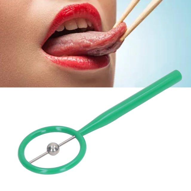 Tongue Tip Exercise, Round Shape Tongue Tip Lateralization Training Tools Oral Muscle Trainer