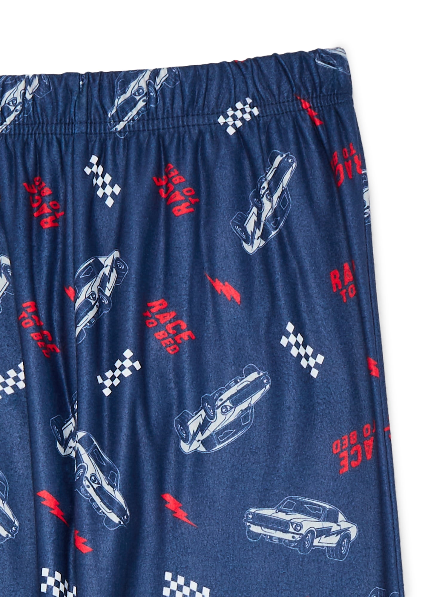 Sleep On It Boys Printed Long Sleeve Top and Pants Pajama Set, 2-Piece, Sizes 6-14
