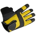 thumbnail image 4 of Victor Fitness VG04BNM Black/Neon Yellow Size Medium - Full Finger Men's Gloves, 4 of 4