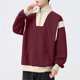 thumbnail image 4 of pstuiky camisetas de manga larga para hombre, Camisa informal de manga larga con cuello alto y bolsillos con cremallera y bloques de color para hombre Tops de hombre l, 4 of 7